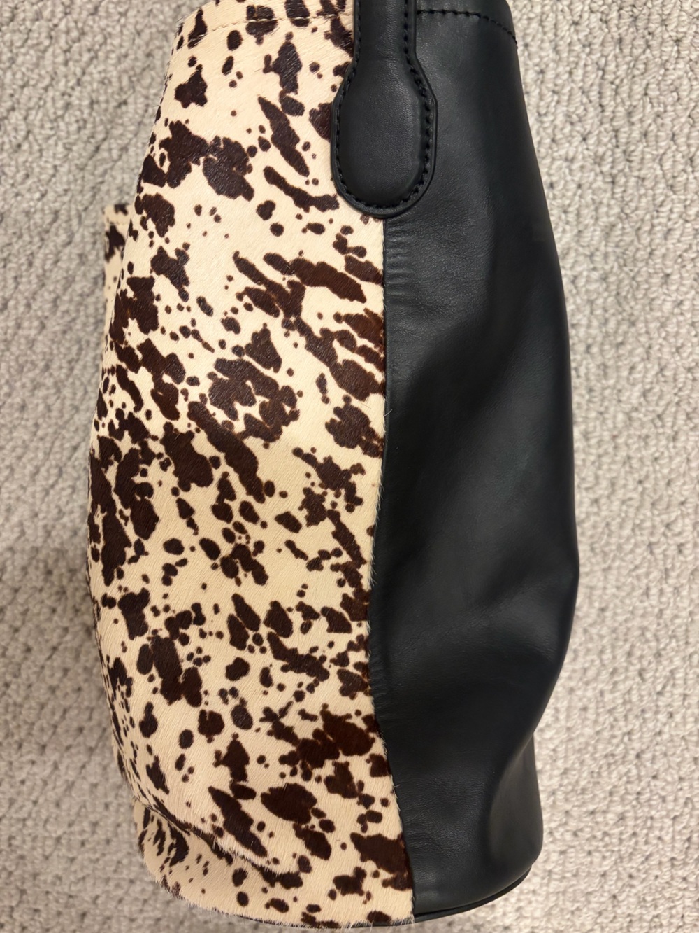 J.Crew Berkeley Bucket Bag in Leather and Calf Hair - Picture 6 of 10